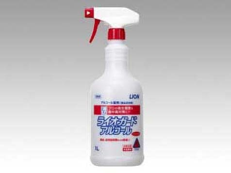 【6本入】ライオン アルコール ライオガード 1L 食品添加物 除菌 スプレータイプ
