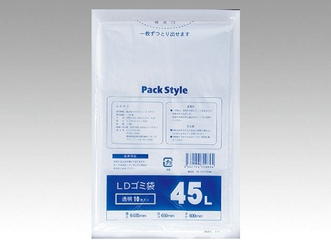 PS ゴミ袋 LD 025-45L 透明